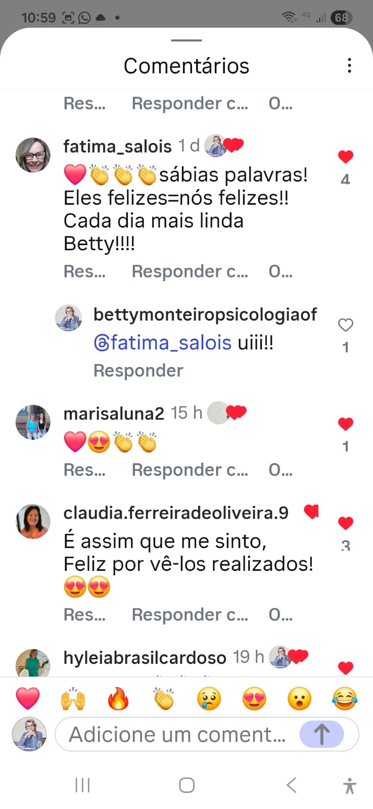 Depoimento de leitora sobre o livro.